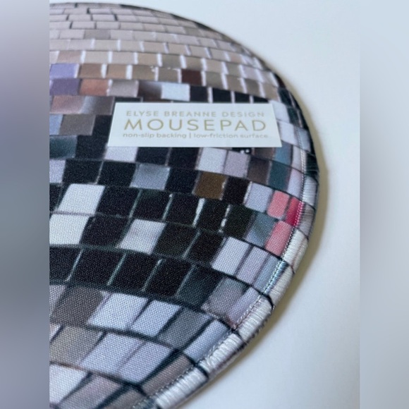 Silver Disco Mousepad - Picture 3 of 5